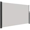 HENGMEI Tenda da Sole Laterale Retrattile Protezione Privacy Tenda a Scorrimento per terrazza, balcone, patio (200 x 300cm, Grigio)