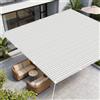 HOKXUAN Tenda a Vela Ombreggiante 130 x 580 cm Frangisole Anti-Uv Antistrappo Robusta con Occhielli in HDPE Vela Ombreggiante per Esterno per Giardino Esterno Giardino Terrazza, Bianco