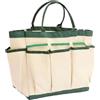 Generic Tote utensile per Il Giardinaggio - Borsa di stoccaggio Tascabile a Tasca Resistente, organizzatore di Gadget per Esterni Resistente, 7.09x6.3x5.51 Pollici Porta del'accessorio da Giardino di Grande