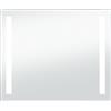 vidaXL Specchio da parete per bagno con LED 80x60 cm