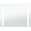 vidaXL Specchio da parete per bagno con LED 100x60 cm