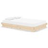 vidaXL Letto in legno massiccio 120x190 cm