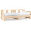 vidaXL Letto da giorno allungabile in pino massiccio 2x(90x190) cm