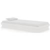 vidaXL Letto in legno massiccio bianco 90x190 cm