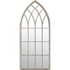 vidaXL Specchio colori sabbia 70x30 cm ferro per uso interno