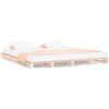 vidaXL Letto a pallet 140x190 cm in legno di pino massiccio