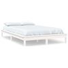 vidaXL Letto in legno massiccio senza materasso bianco 140x190 cm in legno di pino