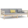 vidaXL Letto da giorno senza materasso 80x200 cm in legno di pino massiccio