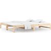 vidaXL Letto da giorno allungabile 2x(90x190) cm in legno di pino massiccio