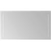 vidaXL Specchio da bagno a LED 70x40 cm