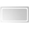 vidaXL specchio da bagno vidaXL LED 90x50 cm