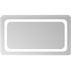 vidaXL Specchio da bagno a LED 70x40 cm