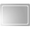 vidaXL specchio da bagno vidaXL LED 80x60 cm