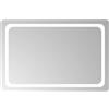 vidaXL specchio da bagno vidaXL LED 90x60 cm