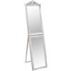 vidaXL Specchio a muro argento 40x160 cm