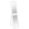 vidaXL Specchio a muro bianco 50x200 cm