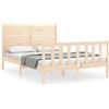 vidaXL Letto in legno massiccio senza materasso 140x200 cm in legno di pino
