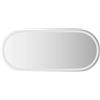 vidaXL Specchio da bagno a LED 100x45 cm ovale