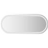 vidaXL Specchio da bagno a LED 90x40 cm ovale