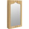 vidaXL Armadio per gioielli con specchio a parete 37,5x10x67 cm