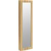 vidaXL Armadio per gioielli con specchio da parete 30x8,5x106 cm
