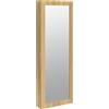 vidaXL Armadio per gioielli con specchio a parete 37,5x10x106 cm