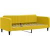 vidaXL Letto da giorno giallo 100x200 cm in velluto