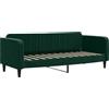 vidaXL Letto da giorno verde scuro 80x200 cm in velluto