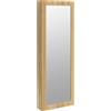 vidaXL Armadio per gioielli a specchio con illuminazione a LED, montato a parete