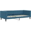 vidaXL Letto da giorno blu 90x200 cm in velluto