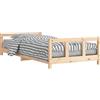 vidaXL Letto per bambini 90x200 cm in legno di pino massiccio