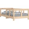 DKD HOME DECOR Lettino 70x140 cm in legno di pino massiccio