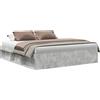 vidaXL Struttura letto grigio 180x200 cm