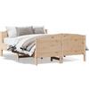 vidaXL Letto in legno massiccio senza materasso 160x200 cm in legno di pino