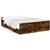 DKD HOME DECOR Giroletto con cassetti in rovere fumé 140x190cm materiale a base di legno