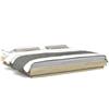 vidaXL Giroletto con LED rovere Sonoma 180x200cm materiale a base di legno
