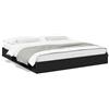 vidaXL Giroletto con cassetti nero 200x200 cm in materiale ligneo