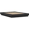 vidaXL Struttura del letto nera 120x200 cm in materiale ligneo