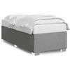 vidaXL Struttura letto senza materasso grigio chiaro 80x200 cm in tessuto