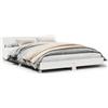vidaXL Letto in legno massiccio senza materasso bianco 150x200 cm in legno di pino