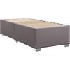 vidaXL Struttura letto grigio 80x200 cm in Pelle finta