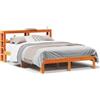 vidaXL Letto in legno massiccio senza materasso cera marrone 140x200 cm legno di pino