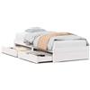 vidaXL Letto in legno massiccio senza materasso bianco 75x190 cm in legno di pino