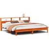 vidaXL Letto in legno massiccio senza materasso cera marrone 180x200 legno di pino