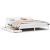 vidaXL Letto in legno massiccio senza materasso bianco 180x200 cm in legno di pino
