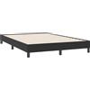 vidaXL Struttura letto senza materasso nero 160x220 cm in velluto