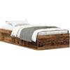 vidaXL Struttura letto senza materasso in legno recuperato 90x190cm materiale a base di legno