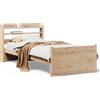 vidaXL Struttura letto con testiera senza materasso 90x200 cm