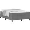 vidaXL Letto a molle insacchettate Grigio chiaro 140 x 200 cm Tessuto in corda