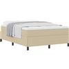 vidaXL Letto a molle insacchettate grigio-verde 160 x 200 cm in velluto a coste